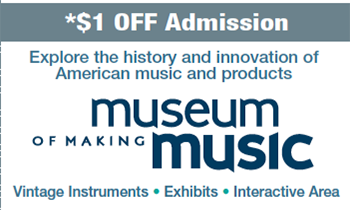 Coupon for Museum of Making Music