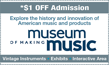 Coupon for Museum of Making Music