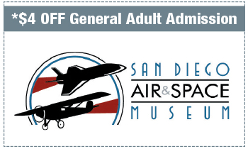 Coupon for San Diego Air & Space Museum
