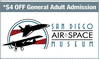 Coupon for San Diego Air & Space Museum