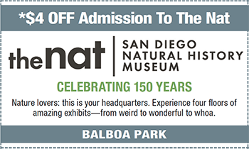 Coupon for San Diego Natural History Museum