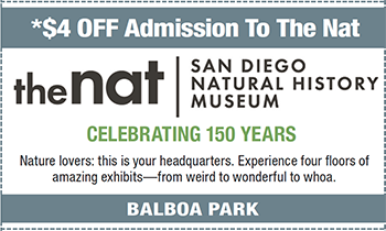 Coupon for San Diego Natural History Museum