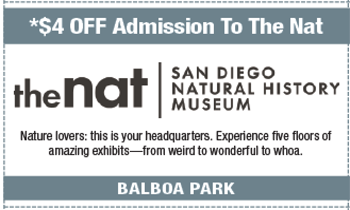 Coupon for San Diego Natural History Museum