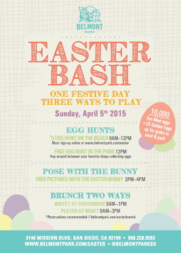 Hop To It And Get Over To Belmont Park S Annual Easter Bash Passport To San Diego