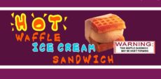 Lighthouse Ice Cream waffle Ice Cream Sandwich