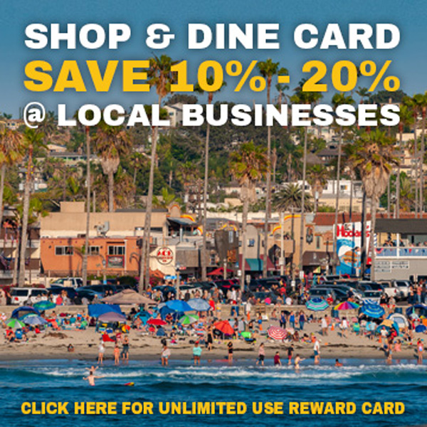 Ocean Beach shop-dine-discount-card-2020