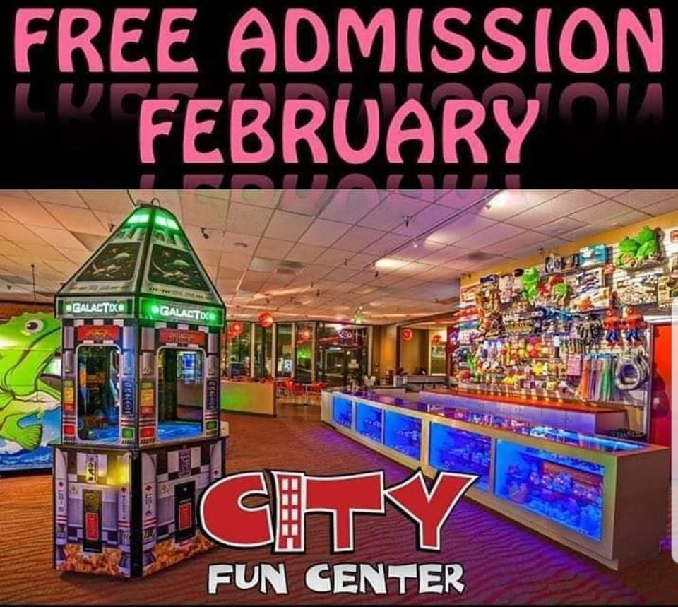 Free February City Fun Center