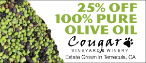 Cougar Winery Wine Tasting Coupon