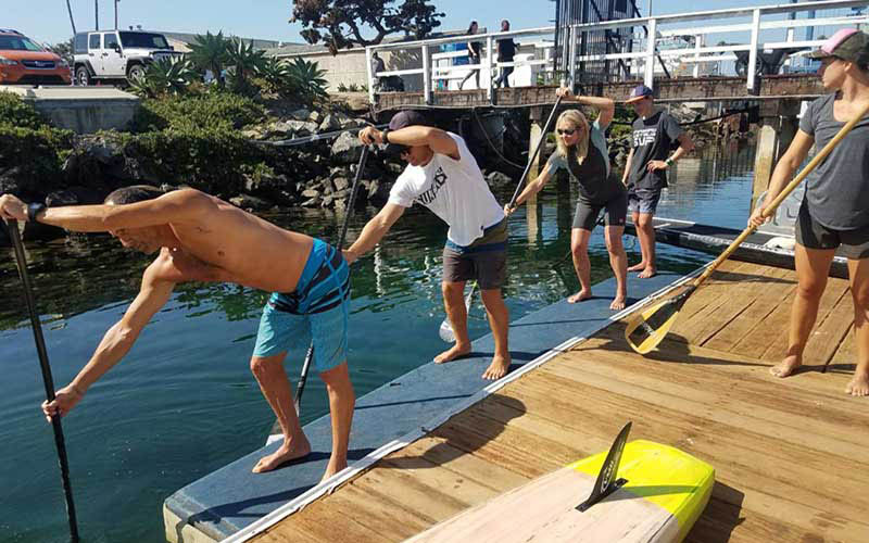 paddle board lessons aqua adventures san diego