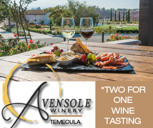 Two for One Wine Tasting Avensole Winery