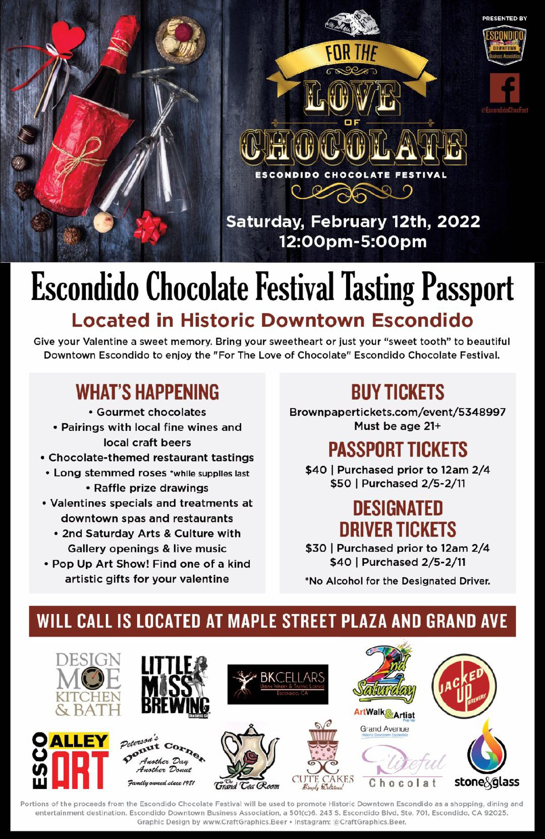 Chocolate Festival Returns! For The Love of Chocolate, Escondido