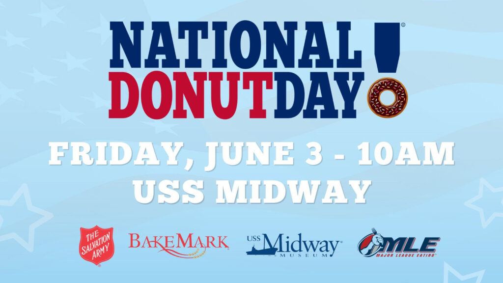 National Donut Day on the USS Midway World Donut Eating Championship