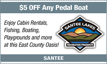 Coupon for Santee Lakes Recreation Preserve