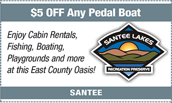 Coupon for Santee Lakes Recreation Preserve