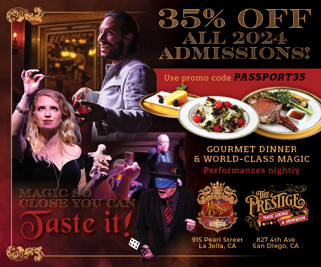 35% OFF ADMISSION MYSTIQUE DINING AND THE PRESTIGE